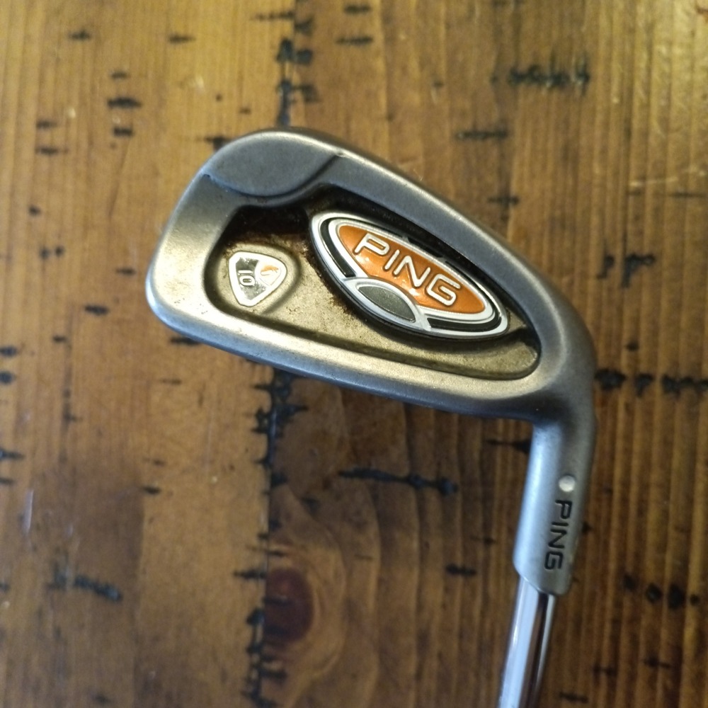 Ping i10 Single 7 Iron Right Hand Steel Shaft Winn Dri-Tac Grip White Dot